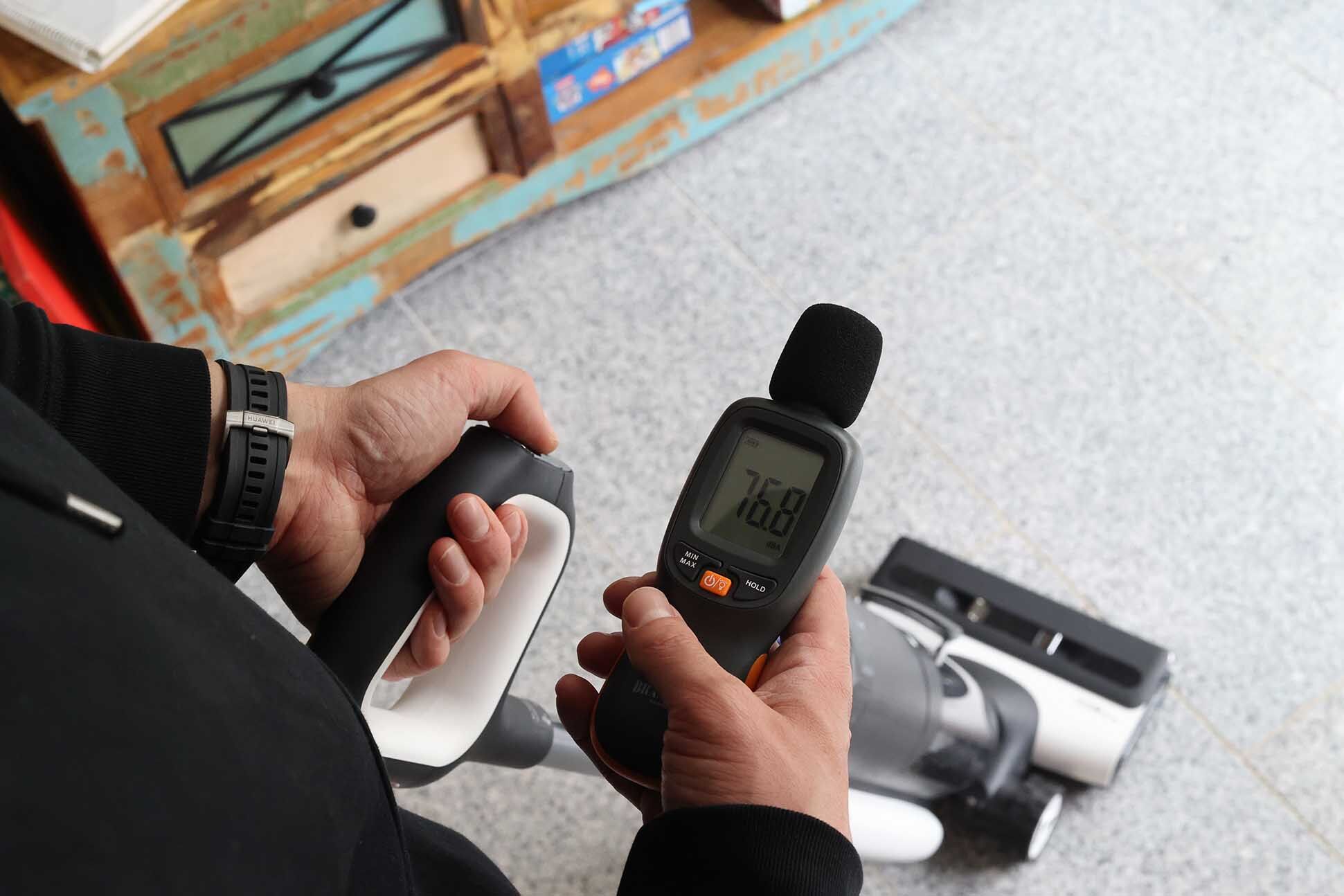 Tineco Floor One S7 im Lautstärketest